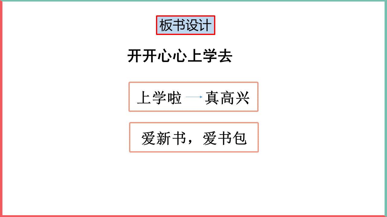 部编版道德与法治小学一年级上册开开心心上学去PPT模板插图2